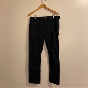 Slim fit black chino style pants